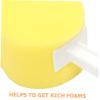 HONMEET Long Handle Bath Scrubber Brush for Back Exfoliation Comfortable Grip for Elderly and Disabled Reusable Shower Cleaning Tool view 2
