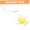 HONMEET Long Handle Bath Scrubber Brush for Back Exfoliation Comfortable Grip for Elderly and Disabled Reusable Shower Cleaning Tool view 3