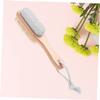 BIUDECO 2pcs Callus Scrubber Foot Exfoliator Double Sided Pumice Stone Bristle Brush for Hands Feet view 4