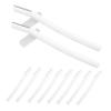 FOMIYES 10pcs Professional Eyebrow Razor Kit Face Shaver Razor Women Brow Trimmer Detailing Scissors Light Comfortable Handle view 1