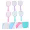 VINTORKY 6pcs Candy Portable Mirror Makeup Mirror Practical Cosmetics Compact Lightweight Design High-Definition Surface view 4