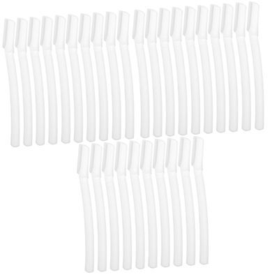 FOMIYES 3sets Eyebrow Trimmer Set Clothes Shaver Hair Shaver Womens Razors Face Shaver Eyebrows Razor Shaving Razor Face Eyebrow Trimmer for Women Face Razors Abs White 10pcs*3