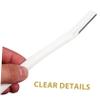 FOMIYES 3sets Eyebrow Trimmer Set Clothes Shaver Hair Shaver Womens Razors Face Shaver Eyebrows Razor Shaving Razor Face Eyebrow Trimmer for Women Face Razors Abs White 10pcs*3 view 3