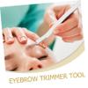 FOMIYES 3sets Eyebrow Trimmer Set Clothes Shaver Hair Shaver Womens Razors Face Shaver Eyebrows Razor Shaving Razor Face Eyebrow Trimmer for Women Face Razors Abs White 10pcs*3 view 4