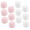 NOLITOY 12pcs Small Refillable Plastic Cosmetic Containers with Lids for Creams and Lotions Lightweight Travel Jars Portable Makeup Storage for Skincare Essentials view 1