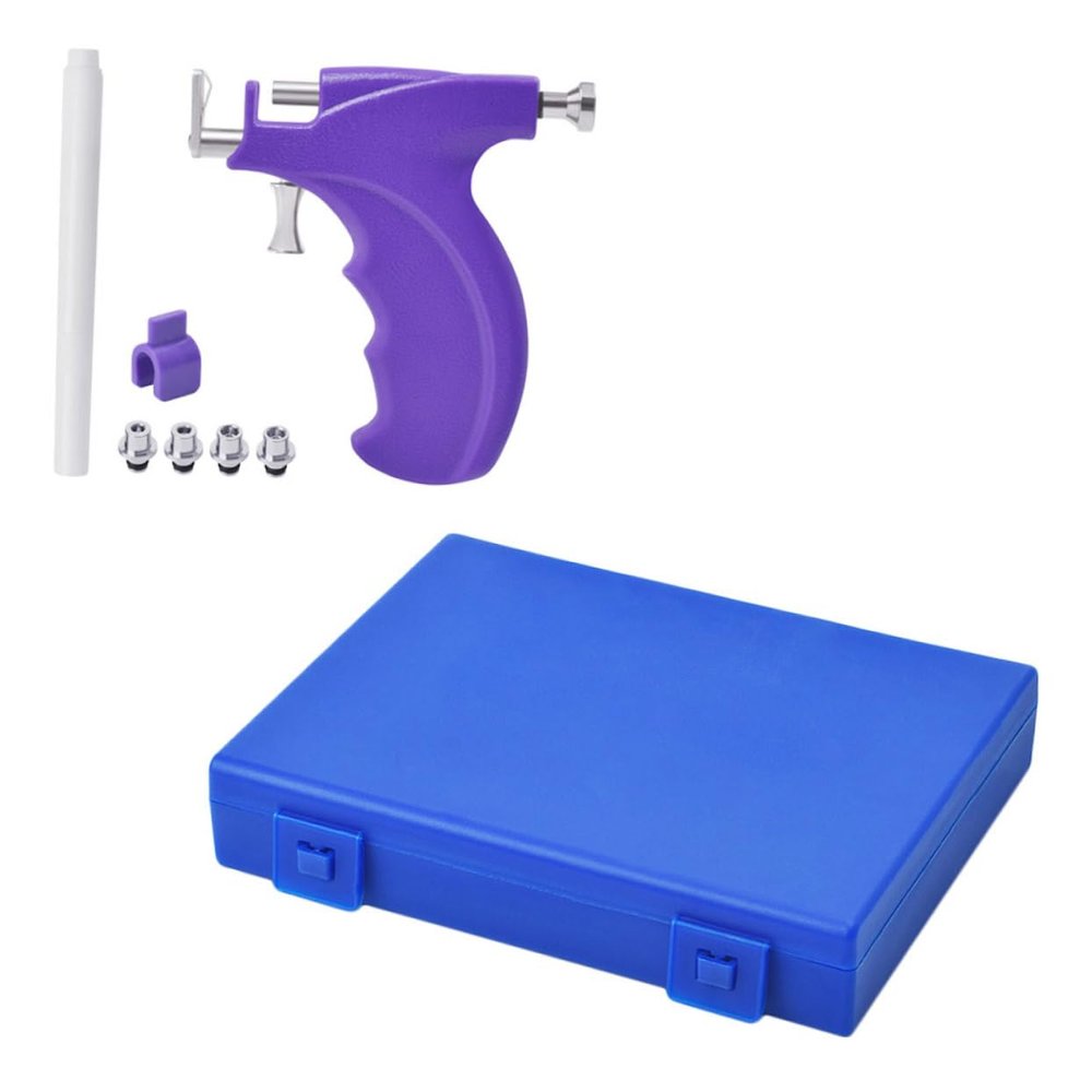 Baluue Professional Ear Piercing Kit Earring Gun Ear Studs Piercer for Hole Piercing