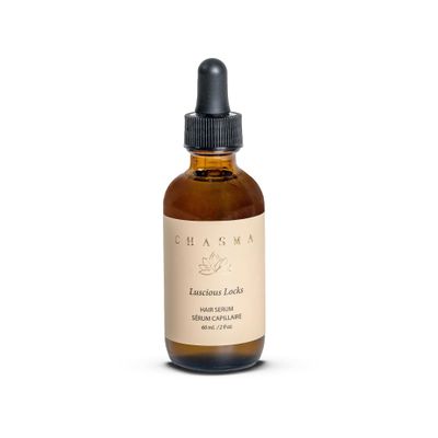 CHASMA LUSCIOUS LOCKS Non-Greasy Hair Serum with Fermented Rice Water, Rosemary Oil, Ashwagandha, Stimucap, Biotin, Coffee, and Hair Volumizing