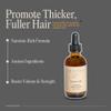 CHASMA LUSCIOUS LOCKS Non-Greasy Hair Serum with Fermented Rice Water, Rosemary Oil, Ashwagandha, Stimucap, Biotin, Coffee, and Hair Volumizing view 2