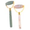 Baluue 2pcs Jade Craft Facial Massage Roller Accessory for Massage Skin Care Roller for Eye and Face view 1
