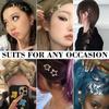 100 PCS Stars Hair Clips,50PCS 1.22"Clip and 50 PCS 1.65"Clips Snap Star Hair Accessories Non Slip Star Clips for Girls Women Y2K Accessories Silver Metal Hair Clips view 3