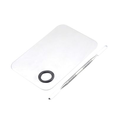 HONMEET Stainless Steel Spatula Tool Lady Cosmetic Mixing Tray for Professional and Home Use Easy to Handle Protective Finish