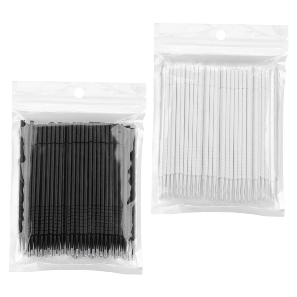 WOONEKY 200pcs Convenient Eyebrow Brush Lash Cleaning Accessories Makeup Eye Brushes