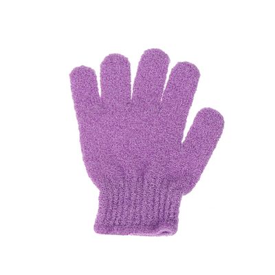 Baluue 10pcs Exfoliating Bath Gloves Five Finger Body Scrubbing and Back Massaging Towels for Deep Cleansing Suitable for All Skin Types Random Colors