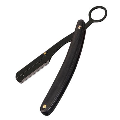 Outanaya Foldable Knife Holder Barber Razor Men Razor Stainless Steel Simple Beard Trimmer Beard Eyebrow