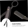 Outanaya Foldable Knife Holder Barber Razor Men Razor Stainless Steel Simple Beard Trimmer Beard Eyebrow view 4
