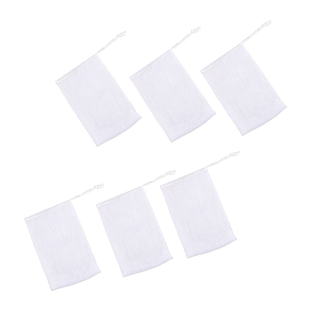 Baluue 20pcs Net Soap Sack Foaming for Bar Soap Shower Cleansing Foaming Nets