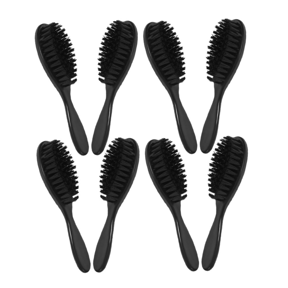 minkissy 8pcs Natural Bristle Hair Brush Men Beard Care Tool Barbershop Shaving Brush