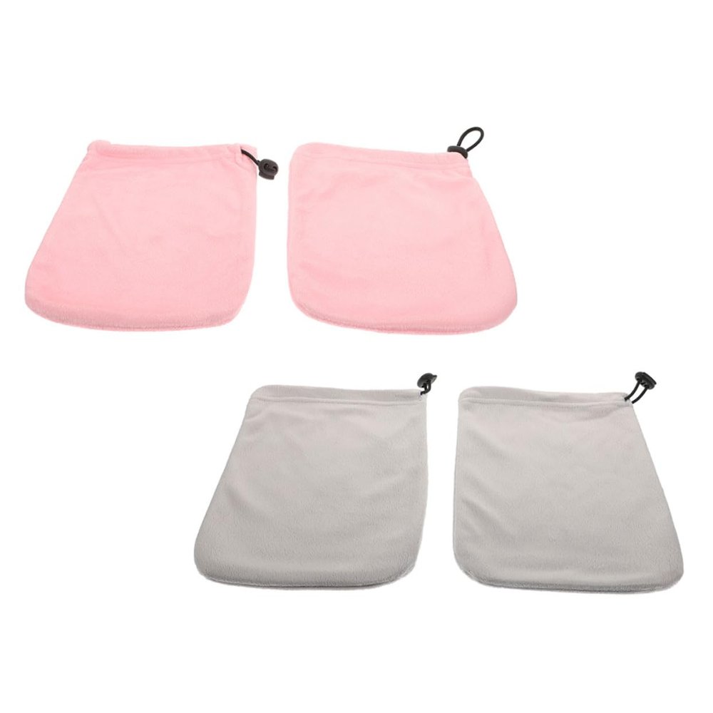 AUTSUPPL 2pairs Moisturizing Cloth Wax Mitts for Hand Treatment Soft Cotton Fit for Dry Skin Care and Paraffin Therapy at Home