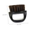 AUTSUPPL 2pcs Men's Beard Brush Multi-purpose Broken Hair Cleaning and Mustache Grooming Brushes for Home and Salon Use Durable and Lightweight for Precision Styling view 4