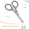 minkissy 4pcs Stainless Steel Eyebrow Scissors for Men Precision Beard Trimming Scissors Ergonomic Grip Compact Design for Easy Grooming Go view 3