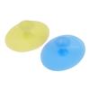Baluue 2pcs Silicone Face Massager and Cleansing Brush Pad Gentle Facial Scrubber for All Skin Types Non-Slip Design Small Sky Blue Small Light Yellow for Deep Cleansing and Exfoliation