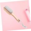 LALADEFIEE 2pcs Natural Foot Exfoliation Tool Bristle Brush Pumice Stone Callus Remover Double-Sided Foot File Eco-Friendly view 3