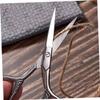minkissy 10pcs Stainless Steel Grooming Scissors Pointed and Tips for Precise Trimming Beard and Eyebrow Scissors for Men and Women Compact Use view 4