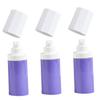 LALADEFIEE 3pcs Travel Airless Pump Bottles Dispenser Lotion Containers Leakproof Travel Lotion Bottles view 1