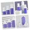 LALADEFIEE 3pcs Travel Airless Pump Bottles Dispenser Lotion Containers Leakproof Travel Lotion Bottles view 2