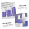 LALADEFIEE 3pcs Travel Airless Pump Bottles Dispenser Lotion Containers Leakproof Travel Lotion Bottles view 3