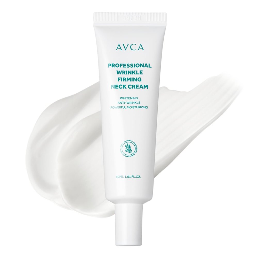 AVCA Professional Wrinkle Firming Neck&Dcollet Cream, Korean Skin Care, K-beauty (30ml/1.01 fl.oz.)