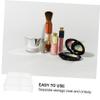 Baluue 1Pc Transparent Acrylic Makeup Holder Large Capacity Cosmetic Organizer with Two Design Makeup Tools Storage for Brushes and Small Items view 4