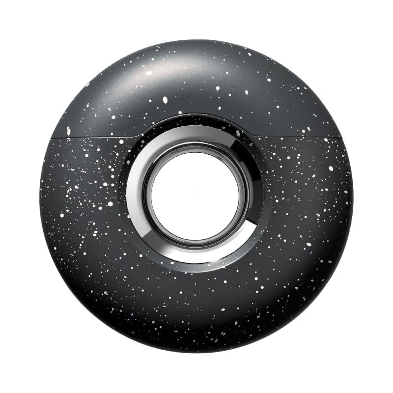 Electric Shaver, Suitable for Both Wet and Dry use. Portable Doughnut Series. High-Speed Motor at 9000 Revolutions per Minute. Waterproof. Fast Charging. Meteor Black Appearance.