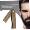 Baluue Wooden Combs for Men Folding Beard Styling Comb Mini Pocket Beard Care Tools view 4