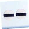 Baluue 2pcs Round Loose Powder Puff Soft Velvet Makeup Sponge for Foundation Concealer Blush Application for Salon Home Travel Use view 2