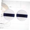 Baluue 2pcs Round Loose Powder Puff Soft Velvet Makeup Sponge for Foundation Concealer Blush Application for Salon Home Travel Use view 3