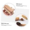 COOLHIYA 3pcs Natural Pig Bristles Nail Brush Handwashing Brush Multi-Purpose Cleaning Tool view 4