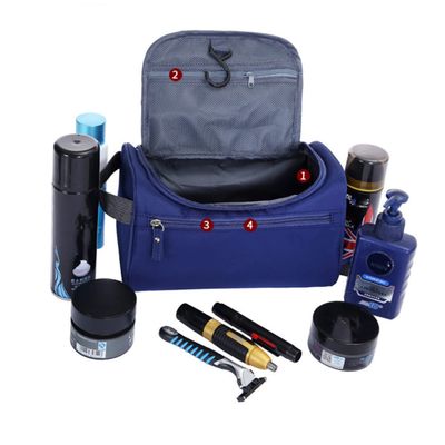 Baluue Travel Toiletry Bag for Women Men Hanging Bag Hook Compact Organizer for Bathroom Camping Beach Gym