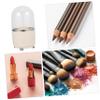 BRIGHTFUFU Large Capacity Rotating Makeup Brush Holder Lid 360 Rotatable Organizer for Cosmetics Easy Access and Storage view 2