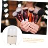 BRIGHTFUFU Large Capacity Rotating Makeup Brush Holder Lid 360 Rotatable Organizer for Cosmetics Easy Access and Storage view 3