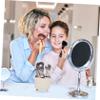 BRIGHTFUFU Large Capacity Rotating Makeup Brush Holder Lid 360 Rotatable Organizer for Cosmetics Easy Access and Storage view 4