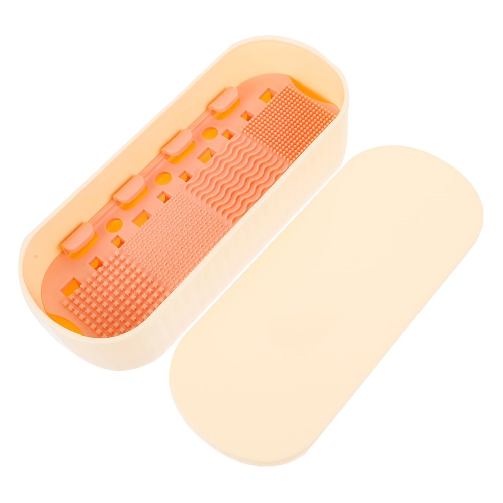 Hoement Makeup Brush Cleaner Organizer Versatile Makeup Brush Holder Drying Rack for Cleaning