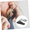 minkissy 3pcs Beard Trimming Scissors Set with Comb and Pu Leather Storage Bag Stainless Steel Mustache and Eyebrow Care Tools for Professional and Home Grooming view 2