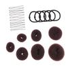 Baluue Donut Hair Bun Rings Diy Hair Accessories Bun Maker for Women Girls Bridals view 1