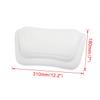 NOLITOY 1pc Pu Bath Neck Pillow Suction Cups for Family Use Soft and Bathtub Cushion for Spa and Relaxation Fits and Shapes White view 3