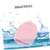 BELLIFFY 6pcs Makeup Brush Shape Silicone Pad Mixed Color for Efficient Brush Cleaning Salon Travel and Gym Use view 4