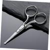 Baluue Facial Hair Trimmer Round Nose Hair Scissors Eyebrow Scissor for Women Men Precision Stainless Steel view 2