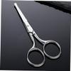 Baluue Facial Hair Trimmer Round Nose Hair Scissors Eyebrow Scissor for Women Men Precision Stainless Steel view 3