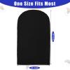 8 Pieces Unisex Dreadlock Cap Dreadlock Spandex Cap Long Hair Dreads Head Wrap Sleep Bonnet Full Cover for Men, 15 x 9 Inch (Black) view 2