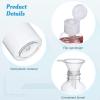 100 Pack 2 oz Plastic Empty Travel Bottles with Flip Cap 60ml Travel Size Containers Portable Leak Proof Clear Plastic Bottles Refillable Dispensing Bottles for Liquid Shampoo Lotion White view 4